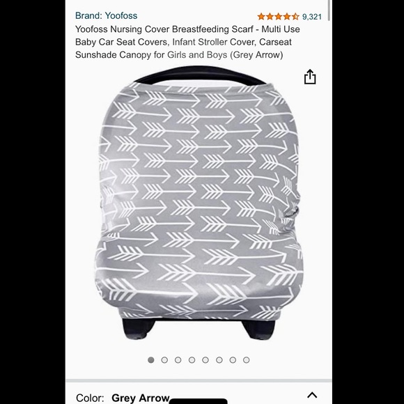 Yoofoss Nursing Cover Breastfeeding Scarf - Picture 1 of 9